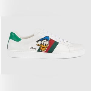 Brand new with box Gucci X Disney  womens size 9.5 Ace Donald Duck Sneakers
